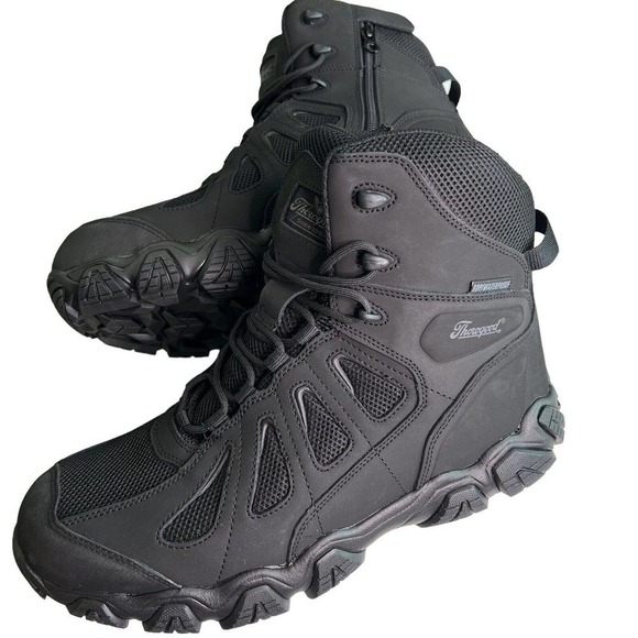 Thorogood Crosstrex Waterproof Work Boots, Black, Men's 13 M - Picture 4 of 10